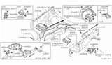 Diagram for 1985 Nissan 720 Pickup Body Mount Hole Plug - 01658-00681