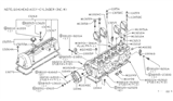 Diagram for 1979 Nissan 280ZX Oil Filler Cap - 15255-U9600