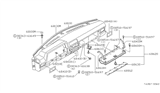 Diagram for 1983 Nissan 720 Pickup Glove Box - 68510-10W10