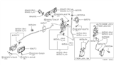 Diagram for 1980 Nissan 720 Pickup Door Lock Actuator - 80502-01W00