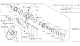 Diagram for 1981 Nissan 720 Pickup Brake Caliper Repair Kit - 41120-Y4025