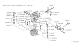 Diagram for 1983 Nissan 720 Pickup Carburetor Needle And Seat Assembly - 16101-10W00