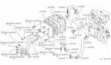 Diagram for Nissan 720 Pickup Cooling Hose - 21308-90003