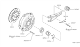 Diagram for Nissan Hardbody Pickup (D21) Pressure Plate - 30210-10W00