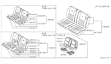 Diagram for 1985 Nissan 720 Pickup Seat Cushion - 87300-10W02