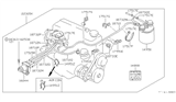 Diagram for 1984 Nissan 720 Pickup Vapor Canister - 14950-D2100