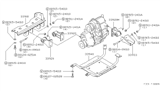 Diagram for 1980 Nissan 720 Pickup Motor And Transmission Mount - 33933-41W02