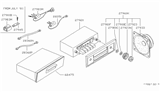 Diagram for 1985 Nissan 720 Pickup Antenna - B9220-48W11