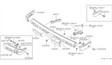 Diagram for 1986 Nissan 720 Pickup Bumper - 62023-10W01