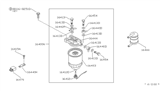 Diagram for Nissan 720 Pickup Fuel Filter - 16400-34W01