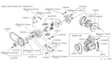 Diagram for 1981 Nissan 720 Pickup Drive Belt - 14853-W5800