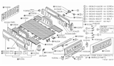 Diagram for 1980 Nissan 720 Pickup Floor Pan - 93500-11W00