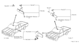 Diagram for 1982 Nissan 720 Pickup Car Mirror - 96321-48W00