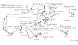 Diagram for Nissan 720 Pickup Power Steering Hose - 49710-46W00