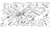 Diagram for 1981 Nissan 200SX Hazard Warning Switch - 25290-W5800