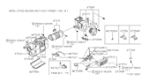 Diagram for Nissan 720 Pickup A/C Switch - B7515-62W65