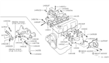 Diagram for Nissan 720 Pickup Cooling Hose - 14055-W8800