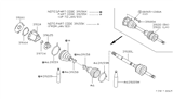 Diagram for 1985 Nissan 720 Pickup CV Boot - 39741-50W25