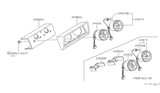 Diagram for 1982 Nissan 720 Pickup Oil Pressure Gauge - 24870-46W00