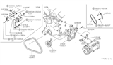 Diagram for 1988 Nissan Hardbody Pickup (D21) Drive Belt - 11950-80W00