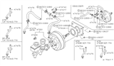 Diagram for Nissan 720 Pickup Brake Booster Vacuum Hose - 47474-10W01