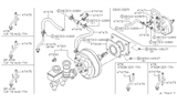 Diagram for 1983 Nissan 720 Pickup Brake Booster - 47210-30W00