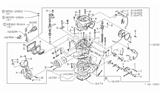 Diagram for 1985 Nissan 720 Pickup Carburetor - 16010-20W61