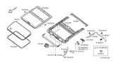 Diagram for 2003 Nissan Murano Weather Strip - 73967-CA000