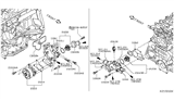 Diagram for 2008 Nissan Versa Thermostat Gasket - 21049-ET000