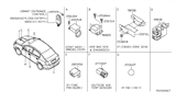 Diagram for 2008 Nissan Sentra Body Control Module - 284B1-ET000