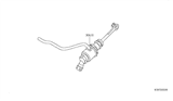 Diagram for 2011 Nissan Sentra Clutch Master Cylinder - 30610-ET00C