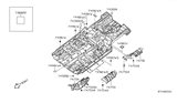 Diagram for 2007 Nissan Sentra Exhaust Heat Shield - 74772-ET000