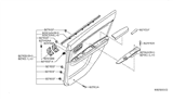 Diagram for 2012 Nissan Sentra Weather Strip - 82835-ET000