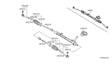 Diagram for 2008 Nissan Sentra Rack And Pinion - 48001-ET000