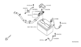 Diagram for 2008 Nissan Sentra Battery Cable - 24080-ZJ60B