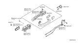 Diagram for Nissan Sentra Door Latch Assembly - 82500-ET200