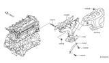 Diagram for 2014 Nissan Cube Exhaust Hanger - 14014-ZJ60A