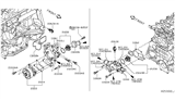 Diagram for Nissan Sentra Thermostat Housing - 11061-ZJ60A