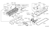 Diagram for Nissan Oil Filler Cap - 15255-9N00A