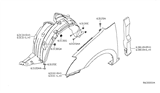 Diagram for 2010 Nissan Sentra Wheelhouse - 63842-ZT50A