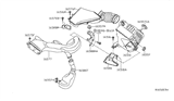 Diagram for 2010 Nissan Sentra Air Intake Coupling - 16576-ET000