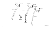 Diagram for 2012 Nissan Sentra Seat Belt - 88843-ET081