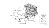 Diagram for 2007 Nissan Sentra Engine Oil Cooler - 21300-JA00B