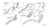 Diagram for 2012 Nissan Sentra Door Lock Actuator - 80500-9AA0A