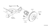 Diagram for 2010 Nissan Sentra Wheel Bearing - 43202-ET010