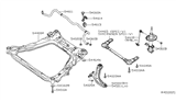 Diagram for Nissan Sentra Sway Bar Bushing - 54613-ET00A