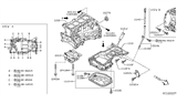 Diagram for 2011 Nissan Sentra Water Pump Gasket - 11121-C9911