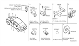 Diagram for Nissan Steering Angle Sensor - 47945-JD000