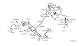 Diagram for 2009 Nissan Sentra Brake Line - 46240-ZJ90A