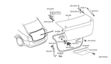 Diagram for 2007 Nissan Sentra Door Striker - 84620-ET000